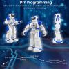 Intelligent Remote Control Robot Gesture Sensing Smart Programmable Robot Walking Singing Dancing Educational Toy for 6+ Year-old Kids