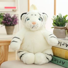 Children's School Bag Cartoon Animal Bag (Option: Tiger white-40cm)