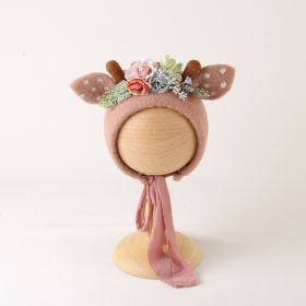 Scarf Newborn Studio Photography Suit (Option: Lotus Root Color)