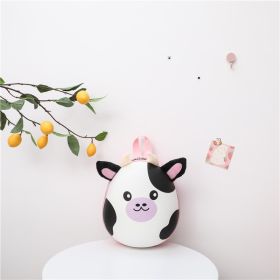 Cartoon Animal Eggshell Children's Small Schoolbag For Men And Women (Option: Pink calf)