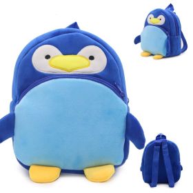 Plush toy schoolbag (Option: Blue penguin)