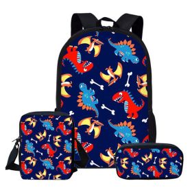 European And American Cartoon Dinosaur Schoolbag (Option: L5192CEK)