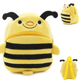 Plush toy schoolbag (Option: Yellow honeybee)