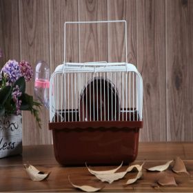 Hamster Golden Bear Supplies With Cage (Color: Brown)