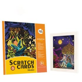 Melody Children's Color Scratch Paper Dream Series Scratch Painting Set (Option: Ali Baba)