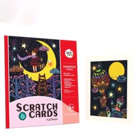 Melody Children's Color Scratch Paper Dream Series Scratch Painting Set (Option: Starry Night)