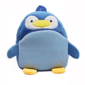 Cute Children's Plush Early Education Small Schoolbag (Option: Penguin)