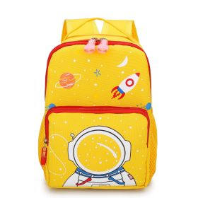 Cartoon children starry fashion backpack (Color: Yellow)