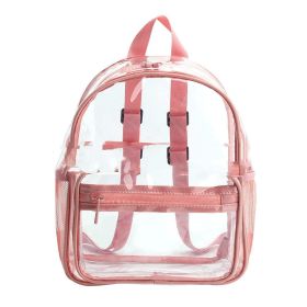 Simple Style Student Backpack Travel Business Backpack (Color: Pink)