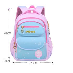 Sweet And Cute Gradient Backpack (Option: Sky Blue-Small)
