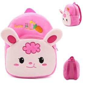Plush toy schoolbag (Option: Pink rabbit)