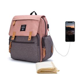 LEQUEEN Multifunctional Large Capacity Mummy Bag (Option: Powder with ash-1 style)