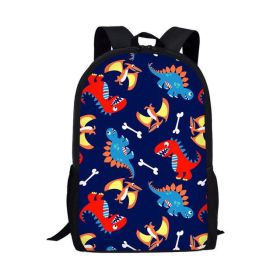 European And American Cartoon Dinosaur Schoolbag (Option: L5192C)