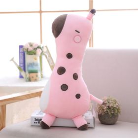 Girls sleep with Sika Deer toys (Option: Pink-80cm)