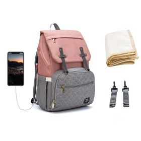 LEQUEEN Multifunctional Large Capacity Mummy Bag (Option: Powder with ash-2 style)