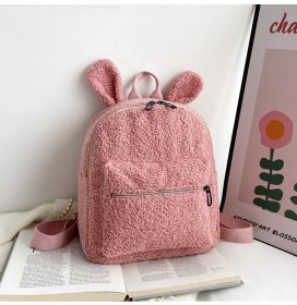 Cute Plush Bag Women's Autumn And Winter New (Color: Pink)