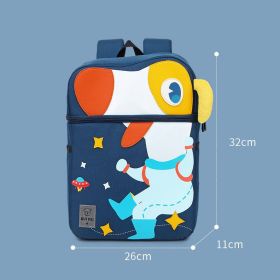 Kindergarten school bag Korean cute children cartoon school bag (Option: Dog)