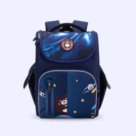 Folding Lightweight  Light Weight  Comfortable And Breathable Schoolbag For Junior Students (Color: Blue)