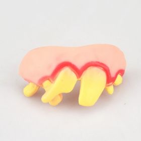 Fashion Simple Halloween Weird Fake Teeth Toys (Option: Crooked Teeth)