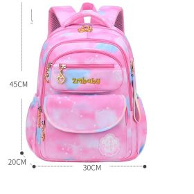 Sweet And Cute Gradient Backpack (Option: Pink-Big)