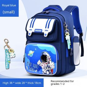 Astronaut Backpack For Elementary School Students, Super Light Weight Reduction And Spine Protection (Option: Treasure Blue-Small)