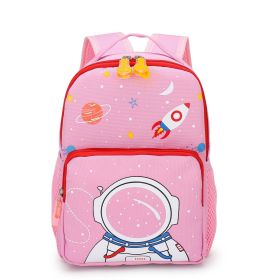 Cartoon children starry fashion backpack (Color: Pink)