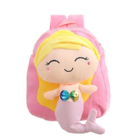 Kindergarten Cute Boys And Girls Baby 1to3to44to5 Years Old Children's School Bag (Color: Pink)