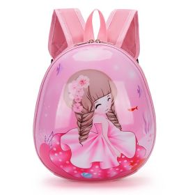 Children's Schoolbag Kindergarten Boys And Girls 3-6 Years Old Baby Small Class Cartoon Cute Princess Lightweight Egg Shell Small Backpack (Option: Little Princess)
