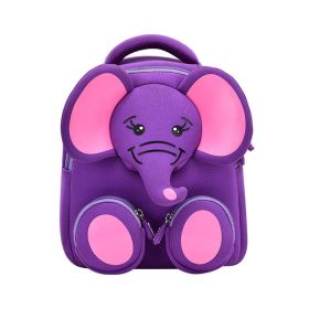 Anti-Lost Children's Bag Mini Backpack (Color: Purple)
