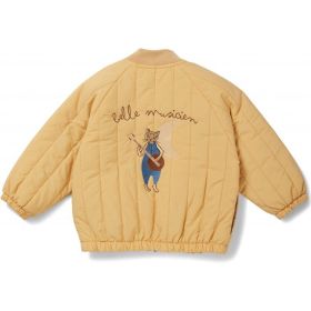 Boys' Cotton Jacket Baby Plush (Option: Yellow-110cm)