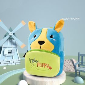 Kindergarten Boys And Girls Small Schoolbag Cute Children Backpack (Option: Dog)