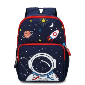 Cartoon children starry fashion backpack (Color: Navy Blue)