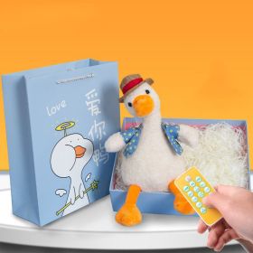 Plush Toy Figurine Sand Sculpture Learn To Speak Can Sing Sand Sculpture Duck (Option: 14style)