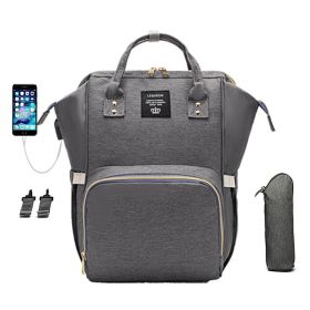 LEQUEEN Multifunctional Large Capacity Mummy Bag (Option: Dark grey-3 style)