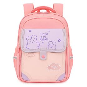 Primary School Kindergarten Large Capacity Schoolbag (Option: ZG102 Pink)