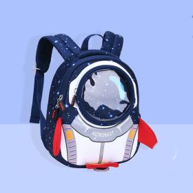 Anti-lost Cute Cartoon Love Backpack For Boys And Girls (Option: Royal Blue-Large)