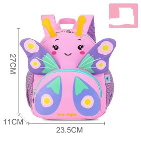 Cute Cartoon Shoulders Baby Lightweight Backpack Elementary School Schoolbag (Option: 4colour)