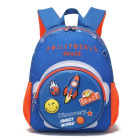 Yangguang8dian Kindergarten Cartoon Cute Children's Bag 2-3-5 Years Old Little Kids' New (Option: 90015 Orange)