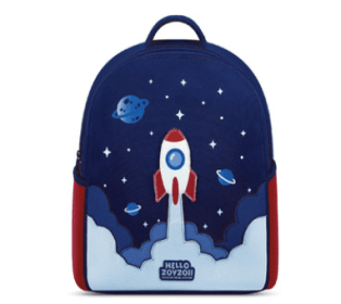 Children's Schoolbag Spine Care Cute (Option: Rocket-Small)