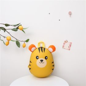 Cartoon Animal Eggshell Children's Small Schoolbag For Men And Women (Option: Yellow tiger)