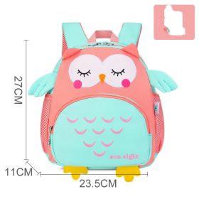 Cute Cartoon Shoulders Baby Lightweight Backpack Elementary School Schoolbag (Option: 5colour)