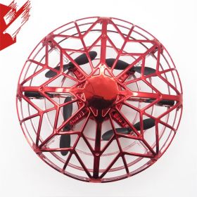 Intelligent fixed height induction flying ball (Color: Red)