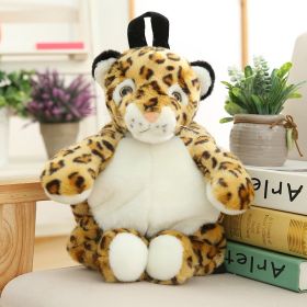 Children's School Bag Cartoon Animal Bag (Option: Cheetah-40cm)