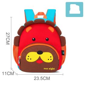 Cute Cartoon Shoulders Baby Lightweight Backpack Elementary School Schoolbag (Option: 3colour)