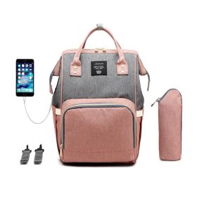 LEQUEEN Multifunctional Large Capacity Mummy Bag (Option: Powder with ash 1-3 style)