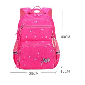 Fashion Cartoon Cute Princess Style Children Backpack (Option: Rose Red-S)