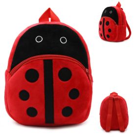 Plush toy schoolbag (Option: Red Ladybug)