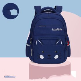 Cute Cartoon Shoulders Baby Lightweight Backpack Elementary School Schoolbag (Option: 8colour)