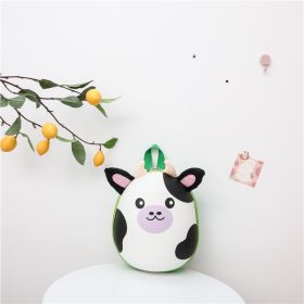 Cartoon Animal Eggshell Children's Small Schoolbag For Men And Women (Option: Green calf)