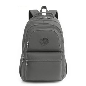Large Capacity Backpack For Leisure Travel (Color: Grey)